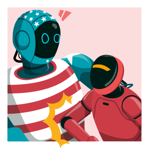 Jostling for AI market share